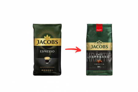 Cafea boabe - Cafea boabe Jacobs CAFE ESPRESSO KRAFTIG 1kg