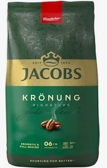 Cafea boabe - Cafea boabe Jacobs Kronung Crema, 1kg