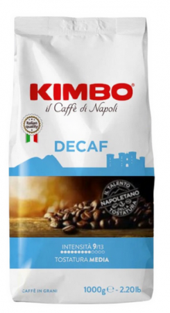 Cafea fara cofeina - Cafea boabe Kimbo DECAF 1 kg
