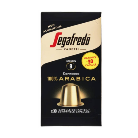 Capsule Cafea - Cafea capsule Segafredo Espresso Supremo 100 % Arabica compatibile Nespresso 30 buc