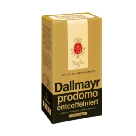 Cafea fara cofeina - Cafea macinata Dallmayr Prodomo Decaf 500 gr