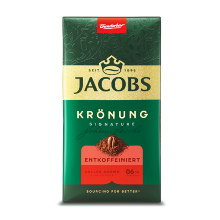 Cafea macinata - Cafea macinata, Jacobs Kronung Decaf, 500 g
