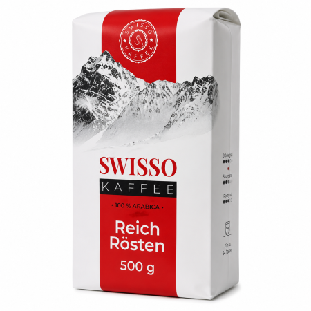 Cafea macinata - Cafea macinata Swisso Kaffee Reich Rosten 100% arabica 500 g