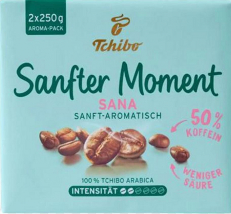 Cafea macinata - Cafea macinata, Tchibo Sanfter Moment Sana, 2x 250g - TCHIBO