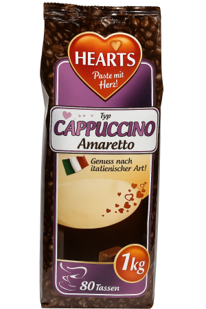 Cappuccino - Cappuccino Hearts Amaretto 1Kg