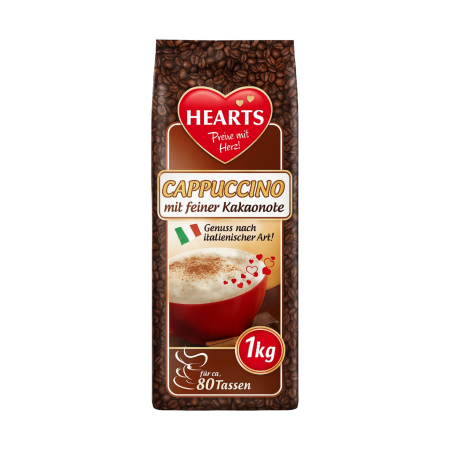 Cappuccino - Cappuccino Hearts Cacao 1kg