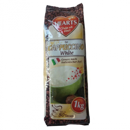 Cappuccino - Cappuccino Hearts White 1kg