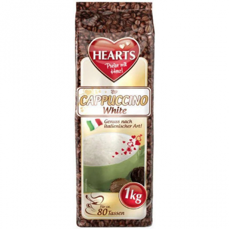Cappuccino Hearts White 1kg [1]
