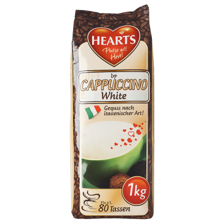 Cappuccino - Cappuccino Hearts White 1kg