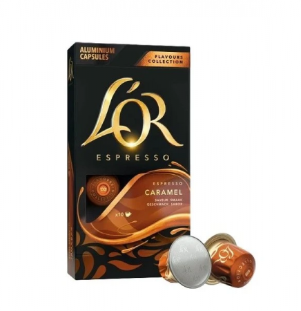 Capsule Cafea - Capsule cafea L'OR CARAMEL, compatibile Nespresso 10 buc