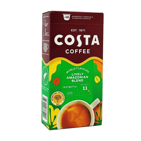 Capsule Cafea - Capsule Cafea Costa Lively Blend Amazonian compatibile Nespresso 10 buc