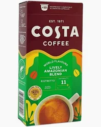 Capsule Cafea - Capsule Cafea Costa Lively Blend Amazonian compatibile Nespresso 10 buc