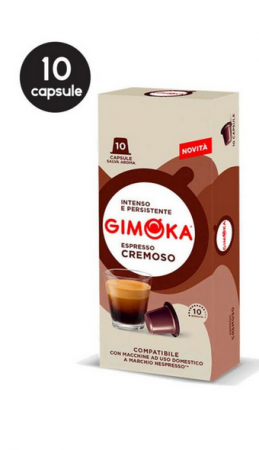 Capsule cafea Gimoka Espresso Cremoso compatibile Nespresso, 10 buc [1]