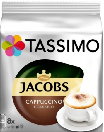 Capsule Cafea - Tassimo Jacobs Cappuccino Classico 16 buc