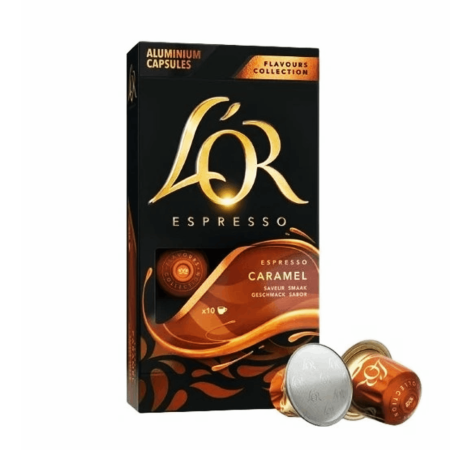 Capsule Cafea - Capsule cafea L'OR CARAMEL, compatibile Nespresso 10 buc