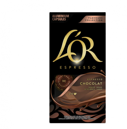 Capsule Cafea - Capsule cafea L'OR CHOCOLATE, compatibile Nespresso 10 buc