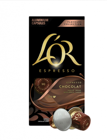 Capsule cafea L'OR CHOCOLATE, compatibile Nespresso 10 buc [2]