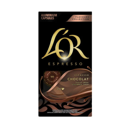 Capsule Cafea - Capsule cafea L'OR CHOCOLATE, compatibile Nespresso 10 buc