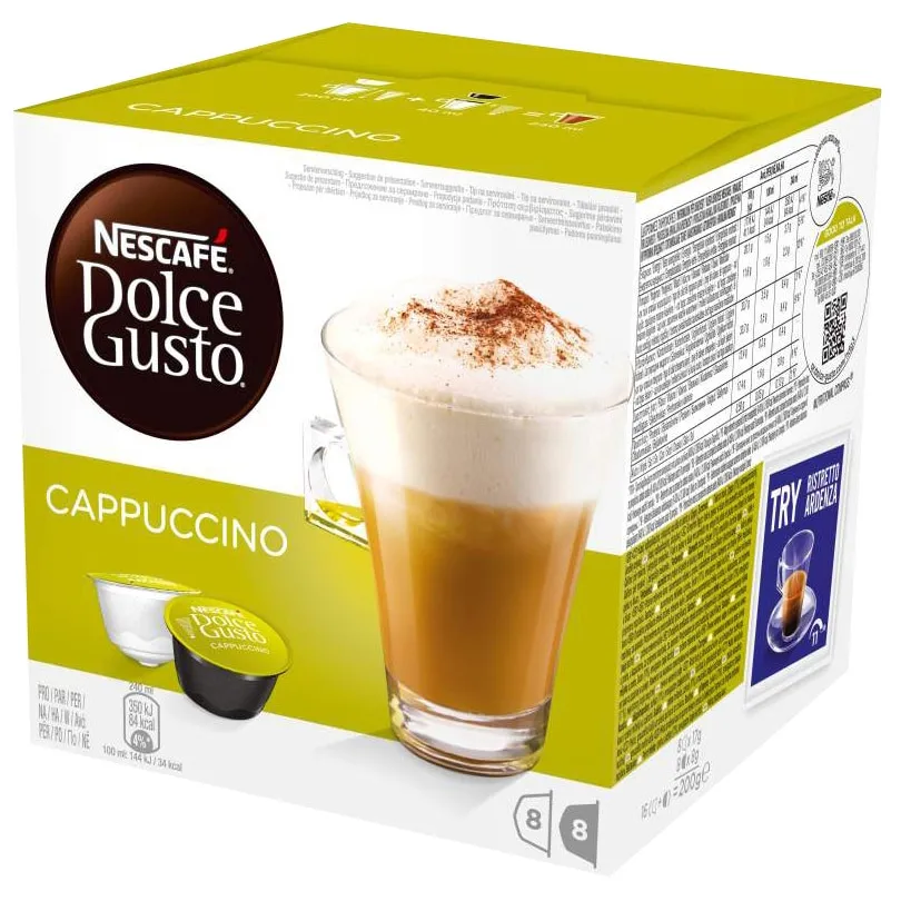 Capsule Cafea - Capsule DOLCE GUSTO CAPPUCCINO 186,4G