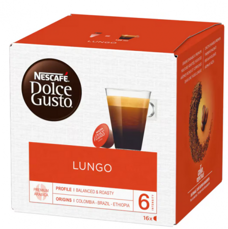 Capsule Cafea - CAPSULE DOLCE GUSTO LUNGO - 104g