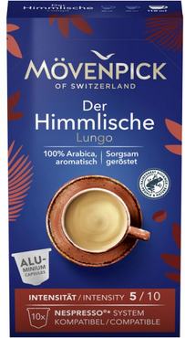 Capsule Cafea - Capsule MOVENPICK DER HIMMLISCHE, compatibile Nespresso- 10CAPS/57G