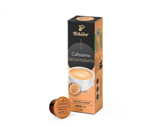 Cafea fara cofeina - Capsule Tchibo Cafissimo Decaffeinato, 10 buc