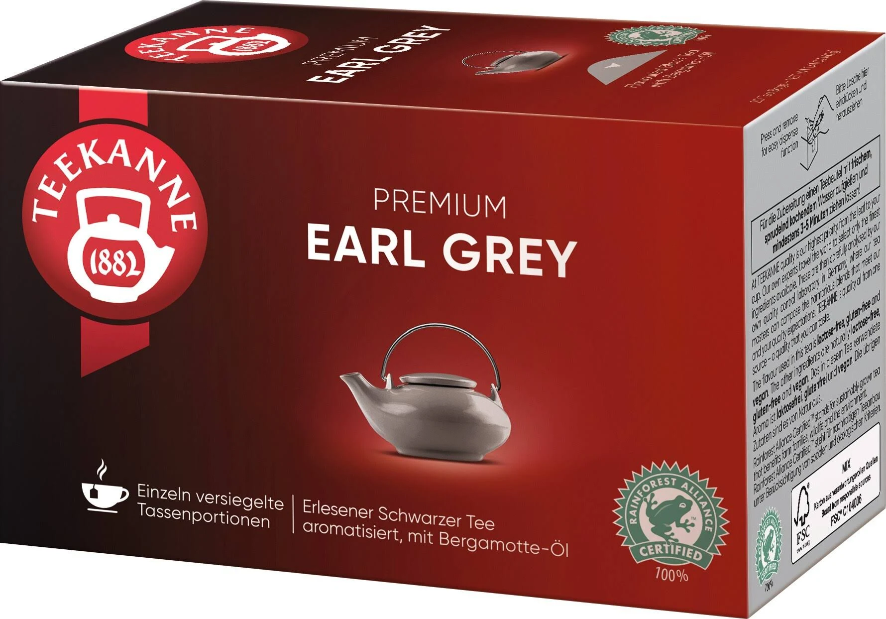 Ceai - Ceai EARL GREY TEEKANNE PREMIMUM - 20X2G