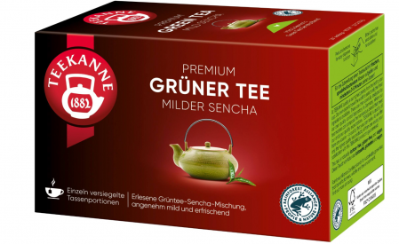 Ceai - Ceai GREEN TEA TEEKANNE PREMIMUM - 20 X 1.75 G