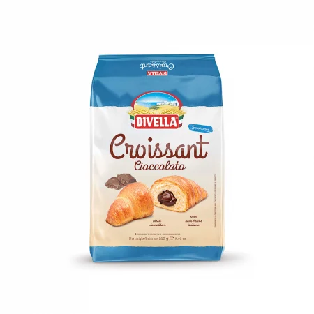Paste & Biscuiti - Croissant Divella cu ciocolata 210gr