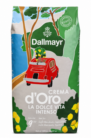 Cafea boabe - Dallmayr Crema d'Oro La Dolce Vita Intenso Boabe 1 kg