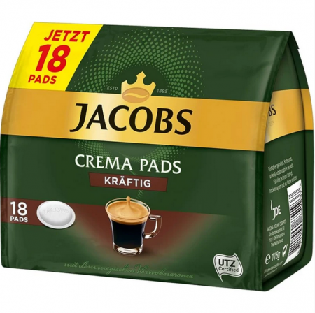 Paduri - Paduri cafea  Jacobs Crema Kraftig 18 buc