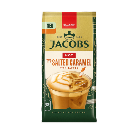 Cappuccino - Jacobs Hot&Cold SALTED CARAMEL Latte, 340 g