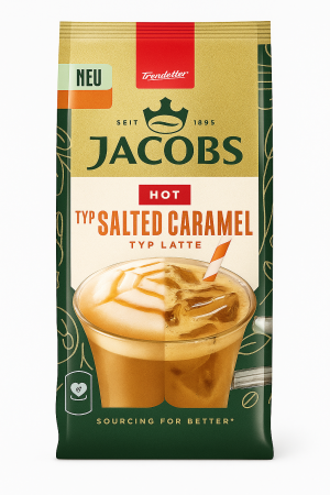 Cappuccino - Jacobs Hot&Cold SALTED CARAMEL Latte, 340 g