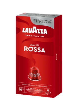 Capsule Cafea - Capsule cafea Lavazza Qualita Rossa,compatibile Nespresso 10 buc