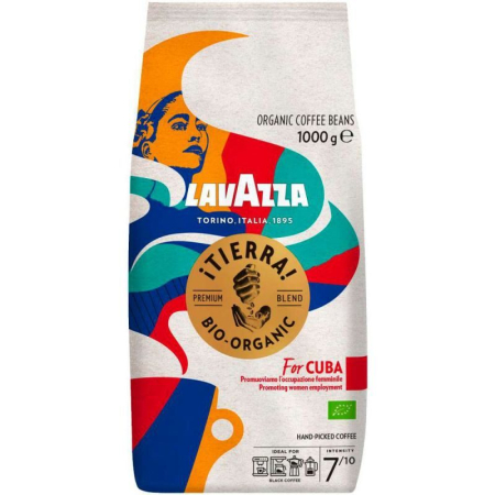 Cafea boabe - Lavazza Tierra Bio Organic for Cuba cafea boabe 1kg