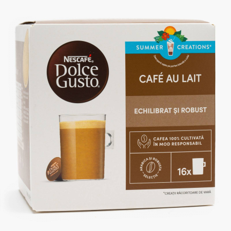 Capsule Cafea - Nescafe CAFE AU LAIT compatibile Dolce Gusto  160 g