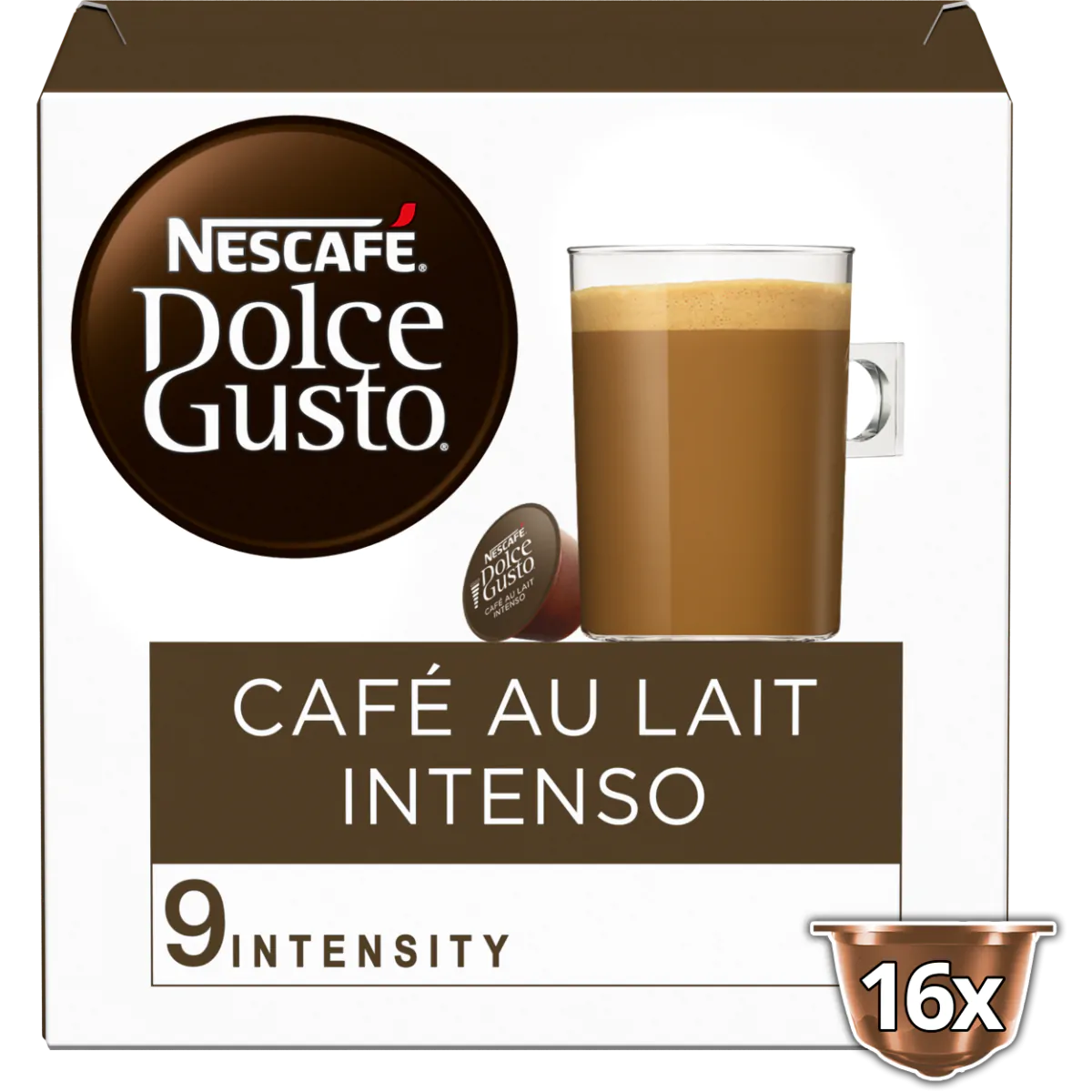 Nescafe CAFÉ AU LAIT INTENSO compatibile Dolce Gusto 160 g [0]