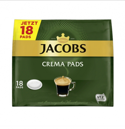 Paduri - Paduri cafea  Jacobs Crema 18 buc