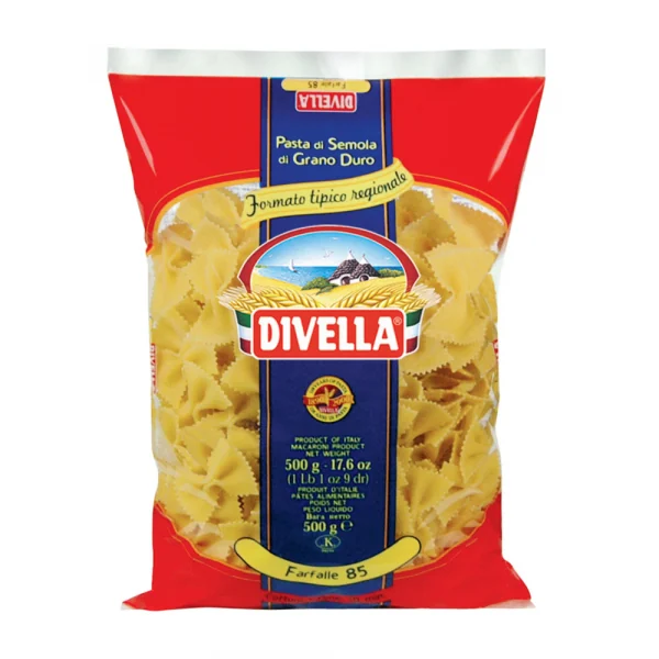 Paste & Biscuiti - Paste Divella Farfalle 500gr