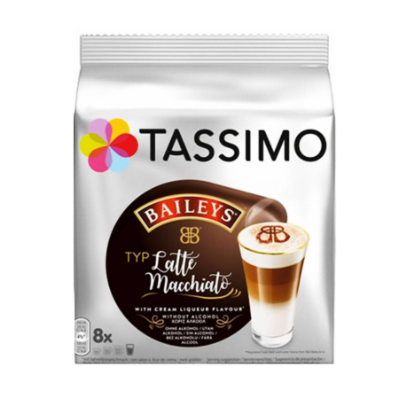 Capsule Cafea - Tassimo Jacobs Baileys Latte Macchiato 8 buc