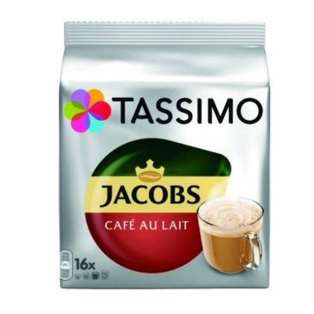 Capsule Cafea - Tassimo Jacobs Caffe Cafe au Lait 16 buc