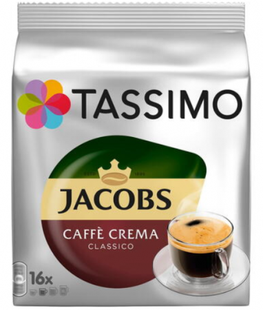 Capsule Cafea - Tassimo Jacobs Caffe Crema Classico 16 buc