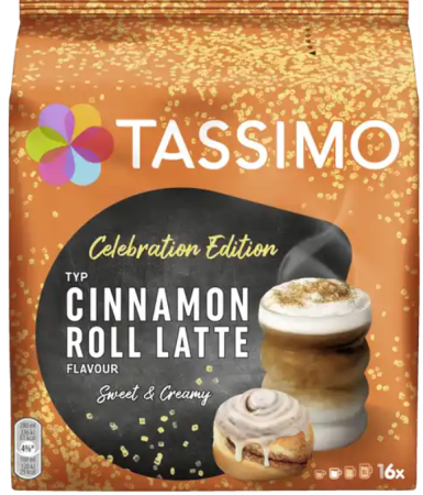 Capsule Cafea - Tassimo Jacobs CINNAMON ROLL LATTE 8 buc