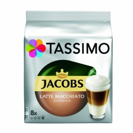 Capsule Cafea - Tassimo Jacobs Latte Macchiato 8 buc
