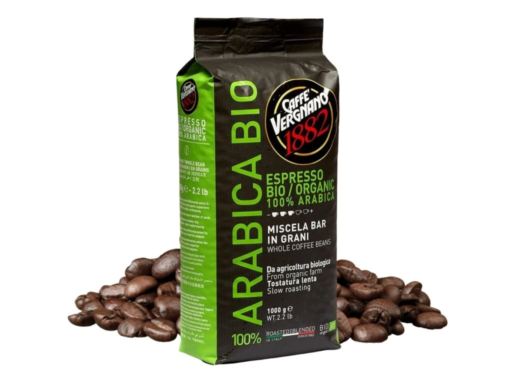 Cafea boabe - Cafea boave Vergnano BIO 100% Arabica  1 kg
