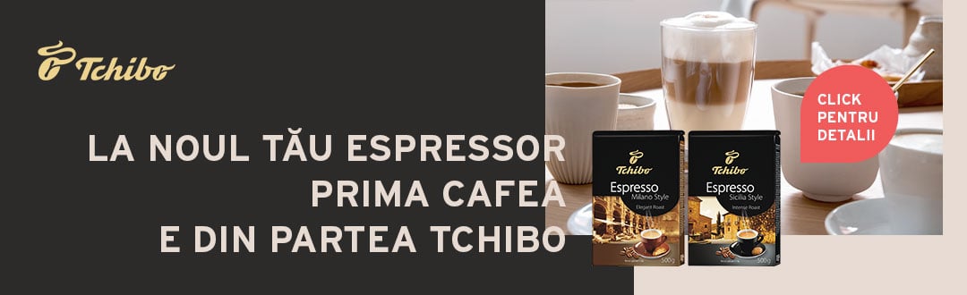 Cafea Tchibo gratis pentru orice espressor automat