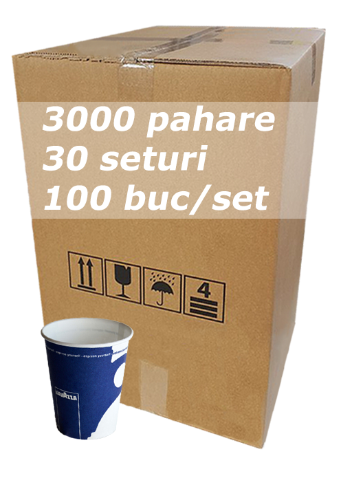 Bax pahare de carton Lavazza 6 oz - 180 ml, 3000 buc [1]