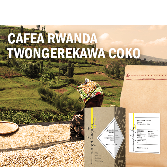 Cafea boabe de specialitate Constantin Rwanda Twongerekawa Coko, 250g [2]