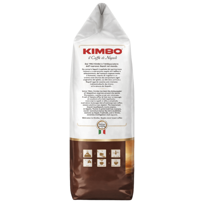 Cafea boabe Kimbo Espresso Bar Extreme, 1kg [2]