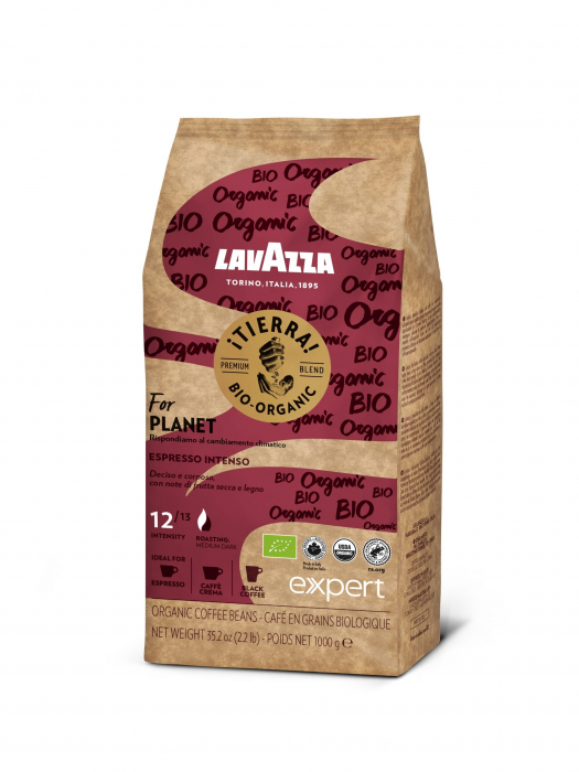 Cafea boabe Lavazza Expert Tierra Bio Organic Intenso, 1 kg [1]